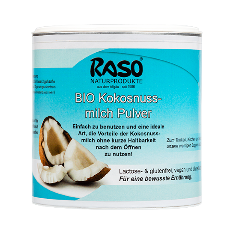 Raso Kokosnussmilch-Pulver Bio 300 g - pb-naturprodukte.de