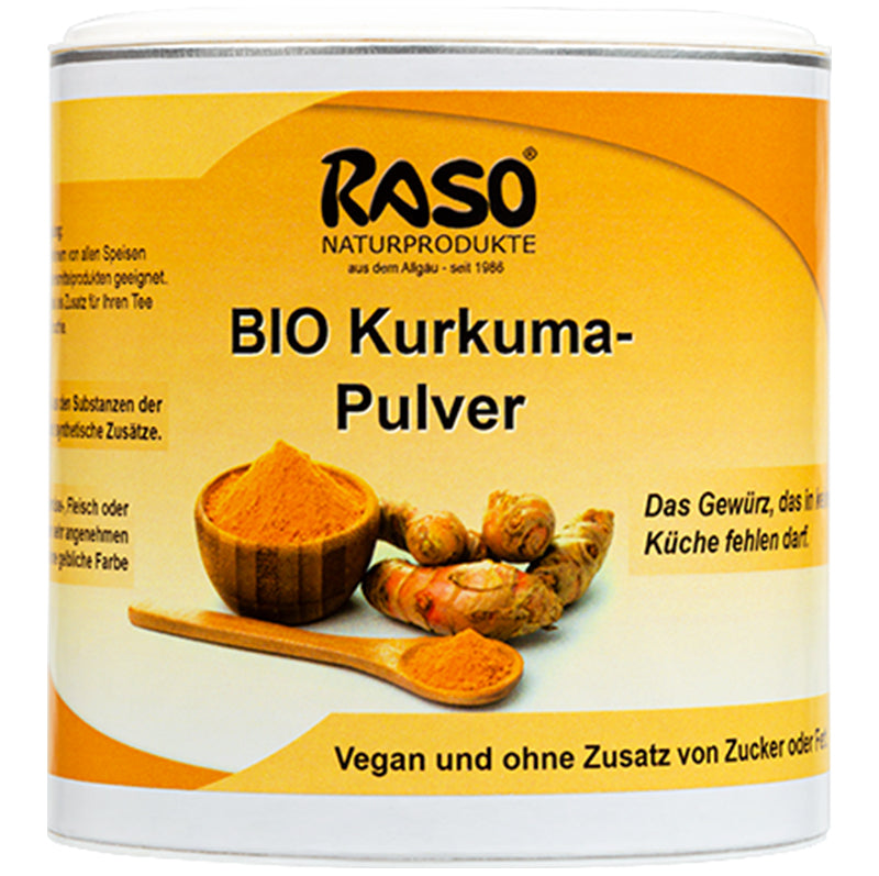 Raso Kurkuma-Pulver Bio 250 g - pb-naturprodukte.de