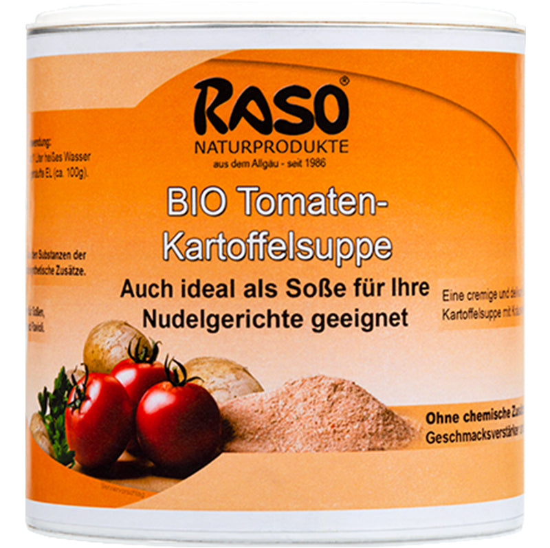 Raso Bio Tomaten-Kartoffelsuppe 250 g - pb-naturprodukte.de