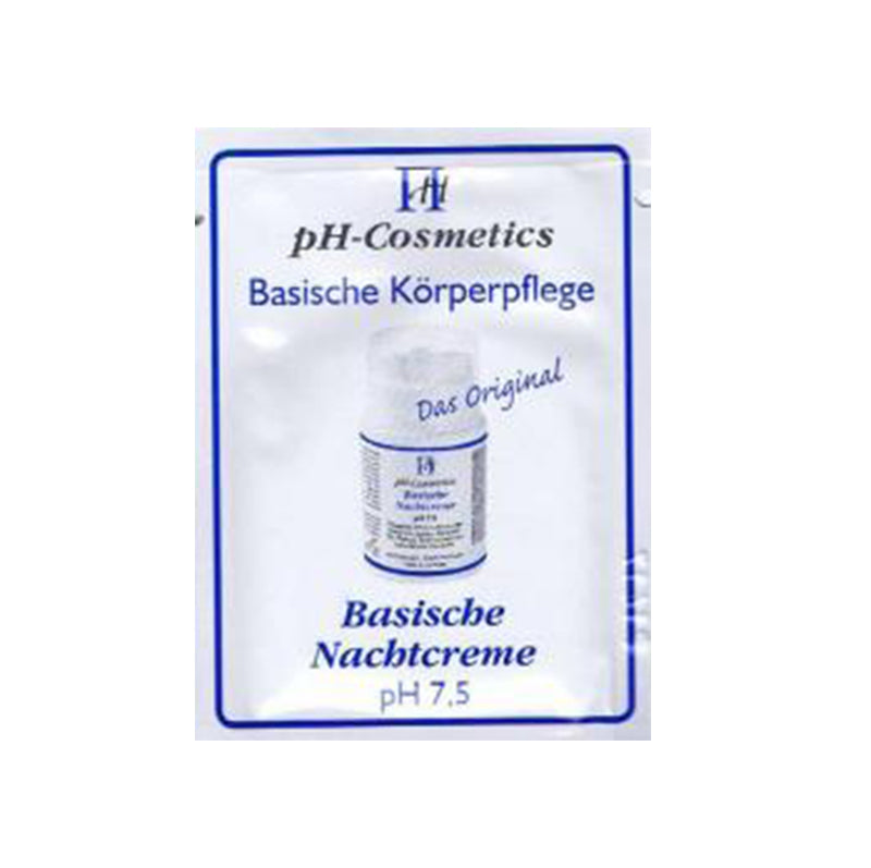 pH-Cosmetics Basische Nachtcreme Produktprobe 3 ml - pb-naturprodukte.de