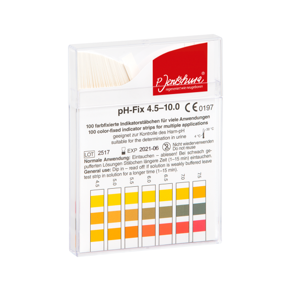 P. Jentschura pH-Teststreifen 100 Stück - pb-naturprodukte.de
