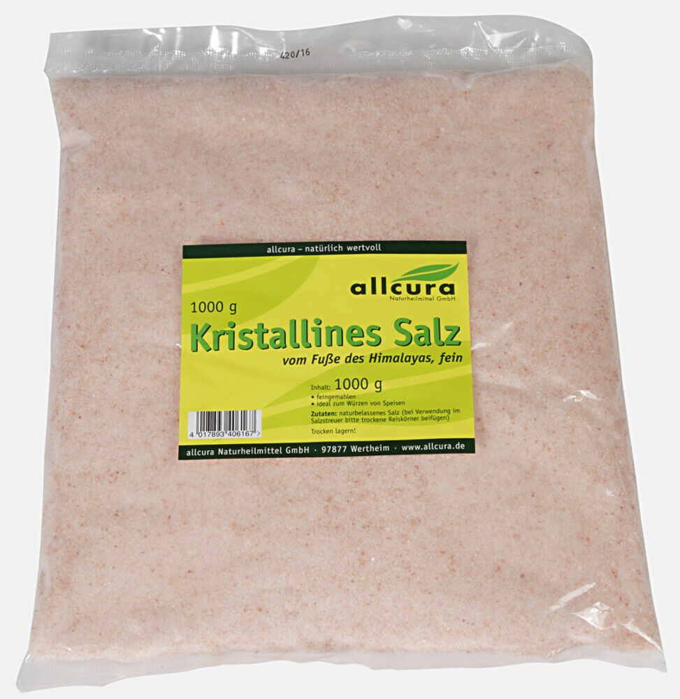 Kristallines Salz feingemahlen - pb-naturprodukte.de